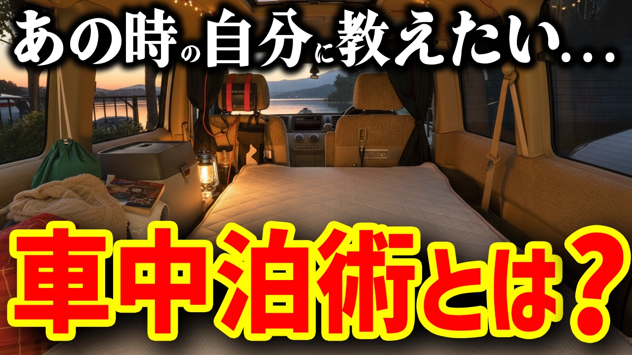 「車中泊の夢」実現ガイド!初心者でも簡単にできる車中泊の魅力と必要な準備5つのポイント - トンさんの車中泊日記