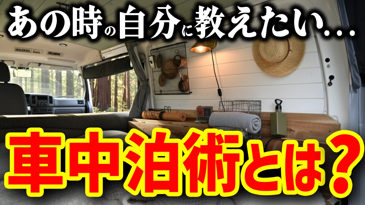 車中泊冷房の完全ガイド！エアコンのリスクと安全な使い方・代替案【9 