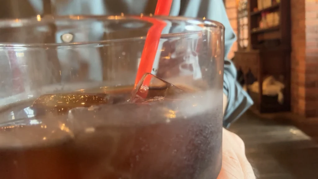 アイスコーヒーで一息